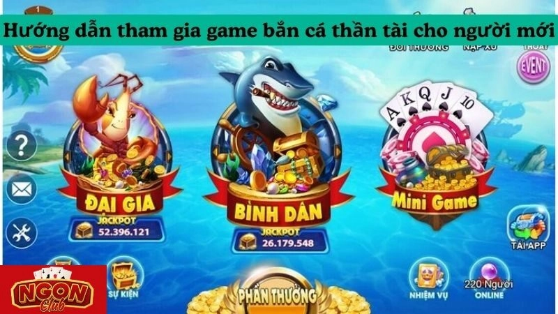 Bắn cá Thần Tài thu hút nhiều hội viên tham gia