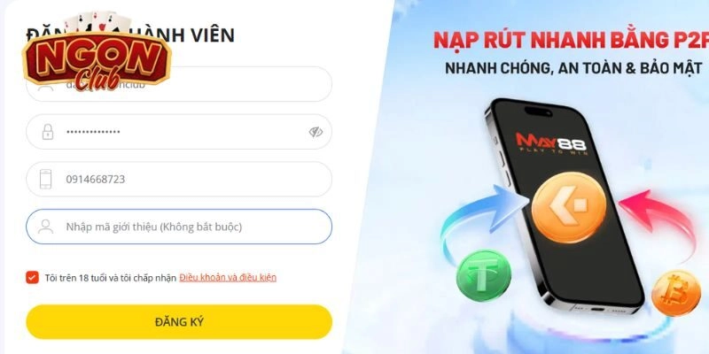 Lưu ý cần nhớ khi đăng ký tài khoản NgonClub