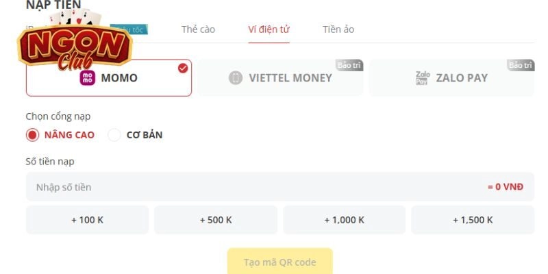 Ưu điểm khi nạp tiền tại đây